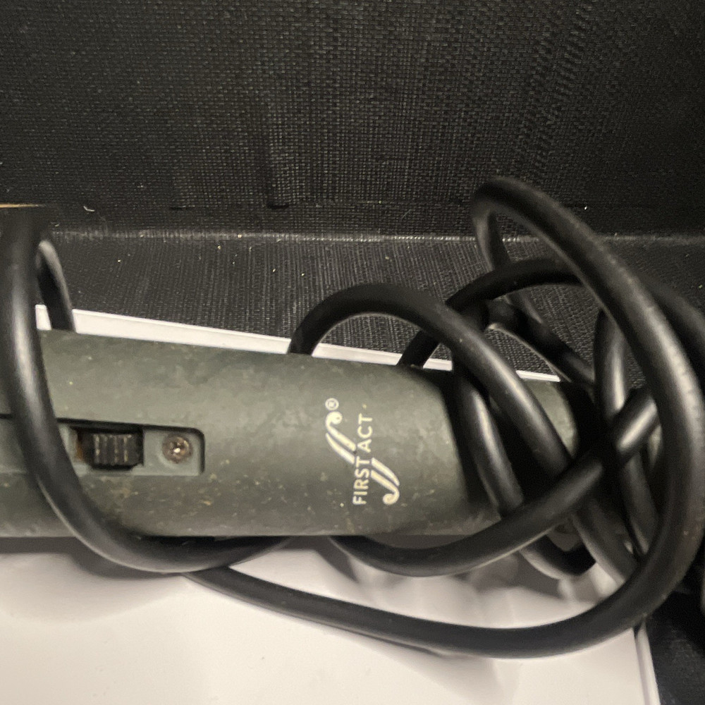 First Act Wired Dynamic Handheld Microphone, USB, Black