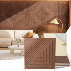 Peel and Stick Acoustic Wall Panels – 6 Pack Soundproof Decor, Elysian Step Vort