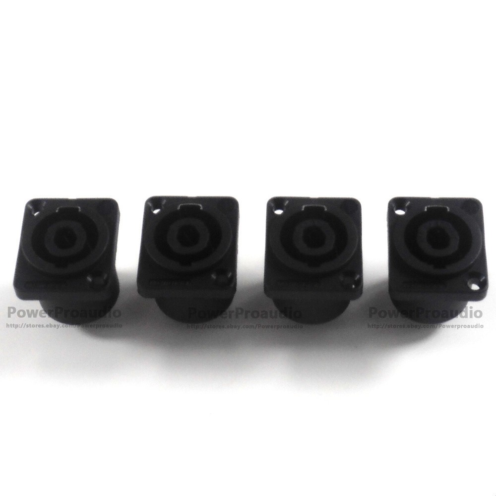 4pcs Plastic NL 4 MP Female SpeakON Receptical