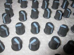 Knobs for electronics – various colors