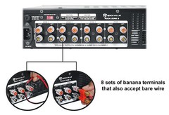 Rockville Rock Zone 8 Channel 1000W Commerical Receiver For Restaurant/Bar/Cafe