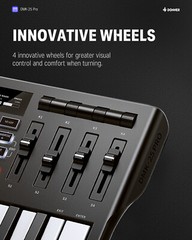 🎹 Donner DMK25 Pro MIDI Keyboard DJ Controller OLED 25 Key 8 Drum Pad Touch Bar