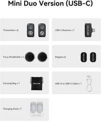 Lark A1 Wireless Microphone for Iphone & Android, 48Khz/24-Bit Studio Audio, 3-L