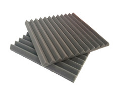 12 pcs 12″x12″x1″ Acoustic Foam Panel Tiles Wall Record Studio Sound Dark Gray