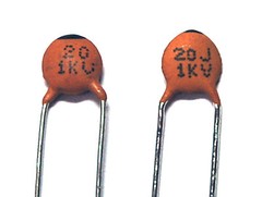 100pc Disc Ceramic Capacitor 20pF 1KV J ±5% NP0 Pitch=5mm RoHS Taiwan NPO