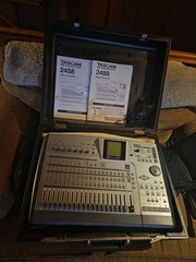 Tascam 2488 Digital Multi Track Recorder 24 Trx. HARD Shell Case W/books/ Power
