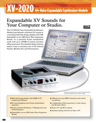 Pristine ROLAND XV-2020 64-Voice Synth Sound Module 2x Expandable SRX Slots
