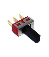100pc Audio Slide Switch 5M 5MS3S72AM2CES On-Off-On 3P SPDT Actuator = 12.32mm