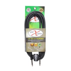 ProX 10FT (3M) Guitar/Instrument 1/4″ to Same Straight Audio Cable Cord