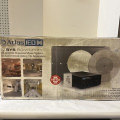 Atlas Sound Complete Business Ceiling Tile Application EZSYS-BGM-CPHD ** See Des