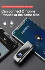 K55 Wireless Bluetooth 5.2 Lavalier Clip-On Business Earphone Noise Cancelling 2