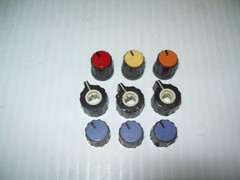 Vintage 1980’s YAMAHA Digital Reverberation 12-Bit Model R1000 Knob Set in GUC