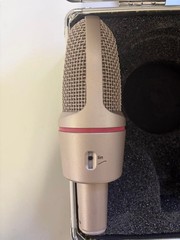 AKG C3000 B Condenser Microphone Silver Studio Recording Pro Audio Side Address