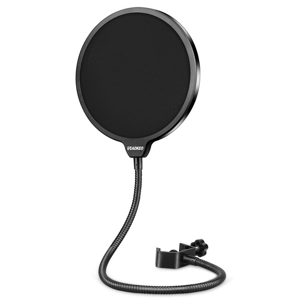Aokeo Professional Microphone Pop Filter Mask Shield For Blue Yeti and Any Ot…