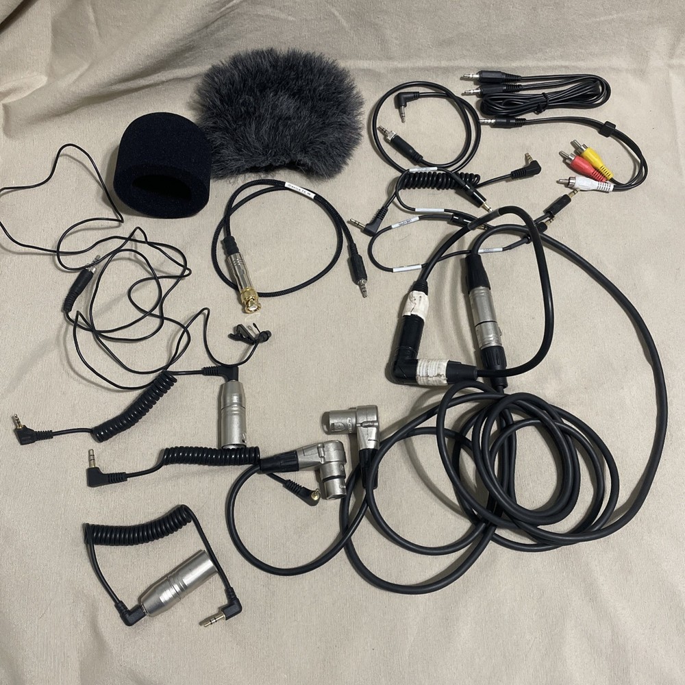 Accessory Pack for Zoom H4n Pro Handy Recorder Cables, Mic, cords, cover