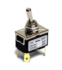 10pc Power Toggle Switch On/Off 4P DPST 25A 125V 20A 250V Lug Terminal Taiwan