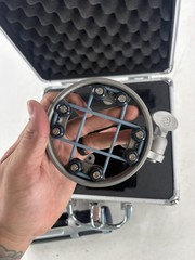 Sterling ST155 Condenser XLR Studio Microphone Silver Black Shockmount Case