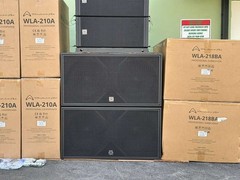 (4) Wharfedale Pro WLA-210A Line Array W/ (2)WLA-218BA 18″ Sub #6190 (THS)