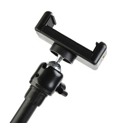 55CM Rotating Microphone Stand Crossbar Arms Mic Clip Phone Holder Extension Bra