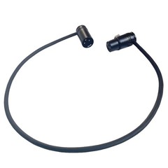 2Pack 1M Low-Profile Right-Angle 3-Pin XLR Male to Female Adjustable-Angle Cable