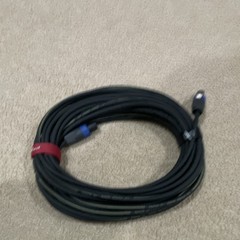 CBI Power Series 14 AWG Speakon-Style Speaker Cable Twist Male M-M Black/Blue