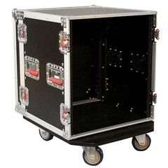 Gator G-TOUR 12U CAST G-Tour Series 12U Standard Road Rack Case with Casters …