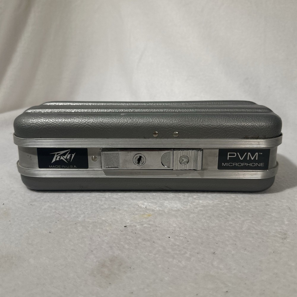 Peavey PVM Microphone Hardshell Protective Travel Case Gray Box