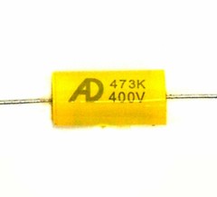 100pc MPT Audio Capacitor 0.047uF 473 K 400V ±10% Axial Non-inductive AID Taiwan