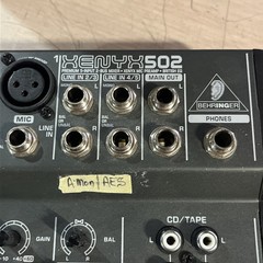 BEHRINGER XENYX 502 5-INPUT 2-BUS MIXER