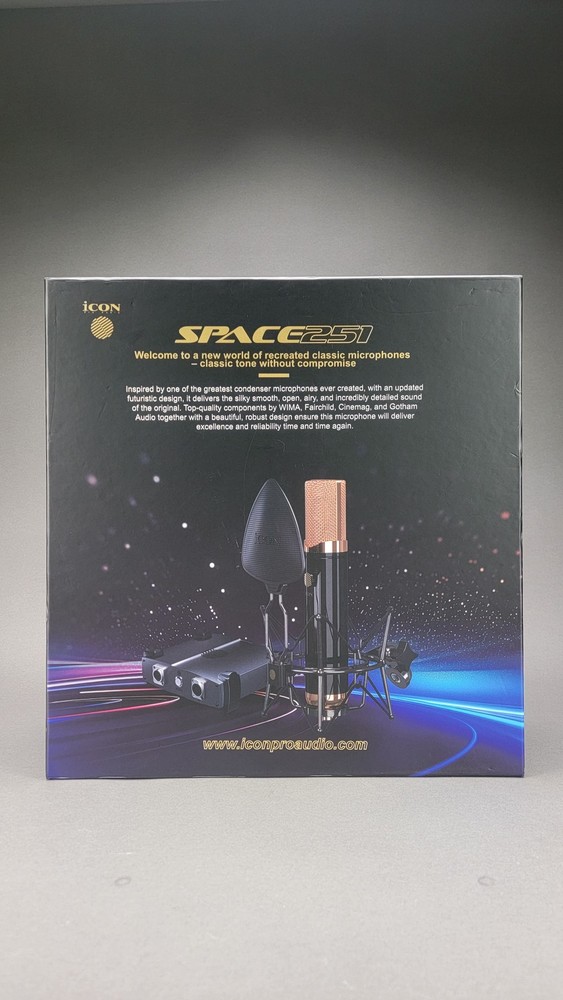 iCON Pro Audio Space 251 Multi-Pattern Tube Condenser Microphone Complete Kit