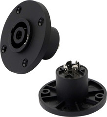 Speakon NL4FC， NL4 Connector Round Speaker Plug Twist Lock 4 Pole Speaker Plug C