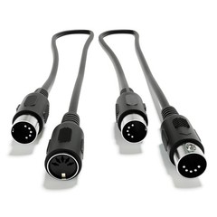 Durable 200 cm MIDI Audio Cable – 5 Pin DIN Male to Male/Female – Oxygen-Free
