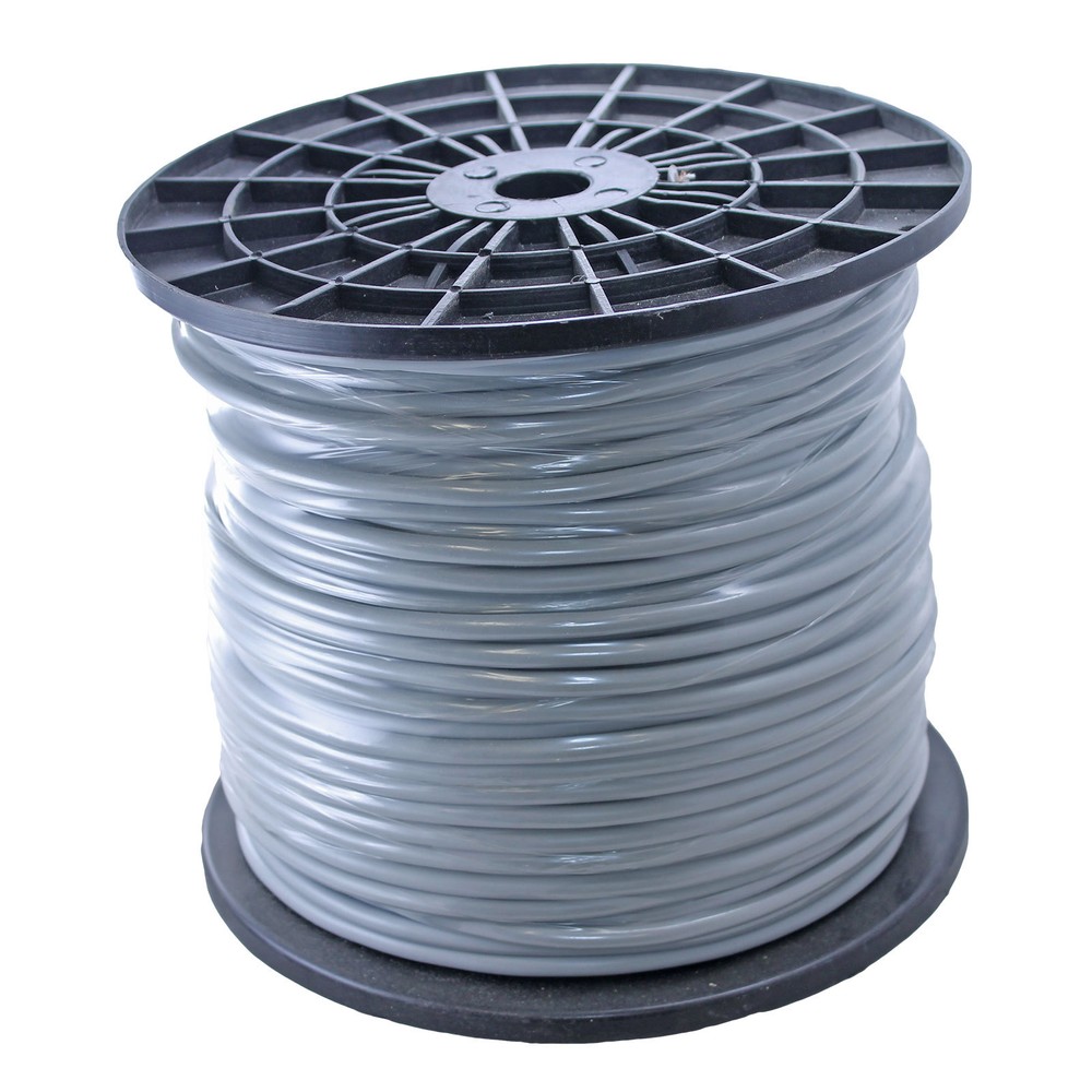 GRAY 500ft foot BULK STEREO balanced and shielded xlr trs audio mic cable wire