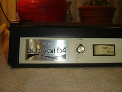 Hammond Model: 101100 Whiteface, Auto-Vari 64 Drum Machine, Vintage Unit, As Is