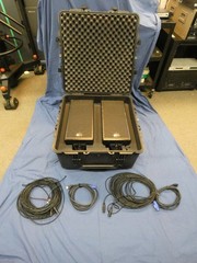 Meyer Sound UP Junior Powered Loudspeaker QTY 2 w/Power Cords, Pelican 1640 Case