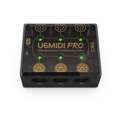 U6MIDI Pro – MIDI Interface with Router, Mapper, and Filter – Plug-and-play U…