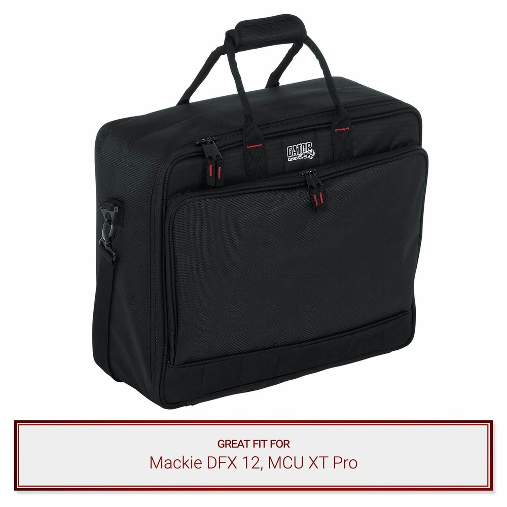 Gator Cases Padded Nylon Equipment Bag fits Mackie DFX 12, MCU XT Pro Mixers