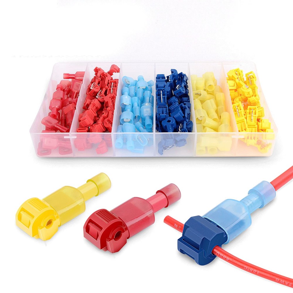 Nilight – 50004R 120 Pcs/60 Pairs Quick 120Pcs 22-10AWG, Red, Blue, Yellow