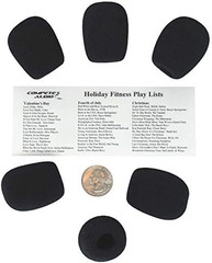 L6 Larger Foam Microphone Windscreens (Microphone Covers) 6-Pack Desktop/Headset