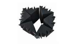 24 pcs Acoustic Foam Black Bass Trap Soundproof Corner Wall Studio Home 10x5x5
