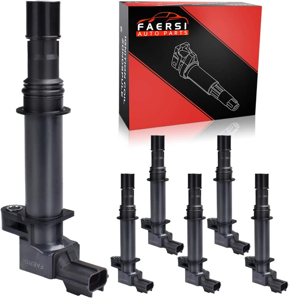 Ignition Coil Pack of 6 for 2002-2008 Jeep Liberty Grand Cherokee Dodge Ram 150