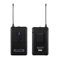 Wireless Microphone System UHF Pro Audio 8 Channel 8 Lavalier Bodypacks Headset