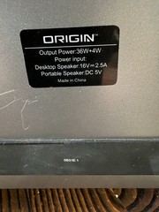 ZAGG Origin 2-in-1 Wireless Bluetooth Portable Desktop Speaker Combination