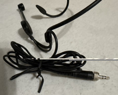 Sennheiser ME 3 Headset Condenser Microphone with Locking 3.5mm Jack – Black