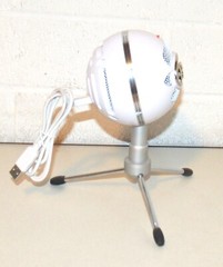 Blue Snowball iCE USB Microphone for PC, Mac – White