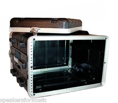 Rack Case 19″ wide 6U Space Light Weight Amp, DJ, ABS 16.5″ Deep Shell w Screws