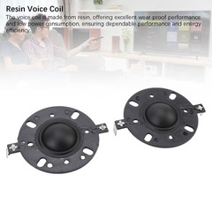 2PCS Tweeter Diaphragm Soft Sound Quality For 4 Inch Tweeter Easy To Use