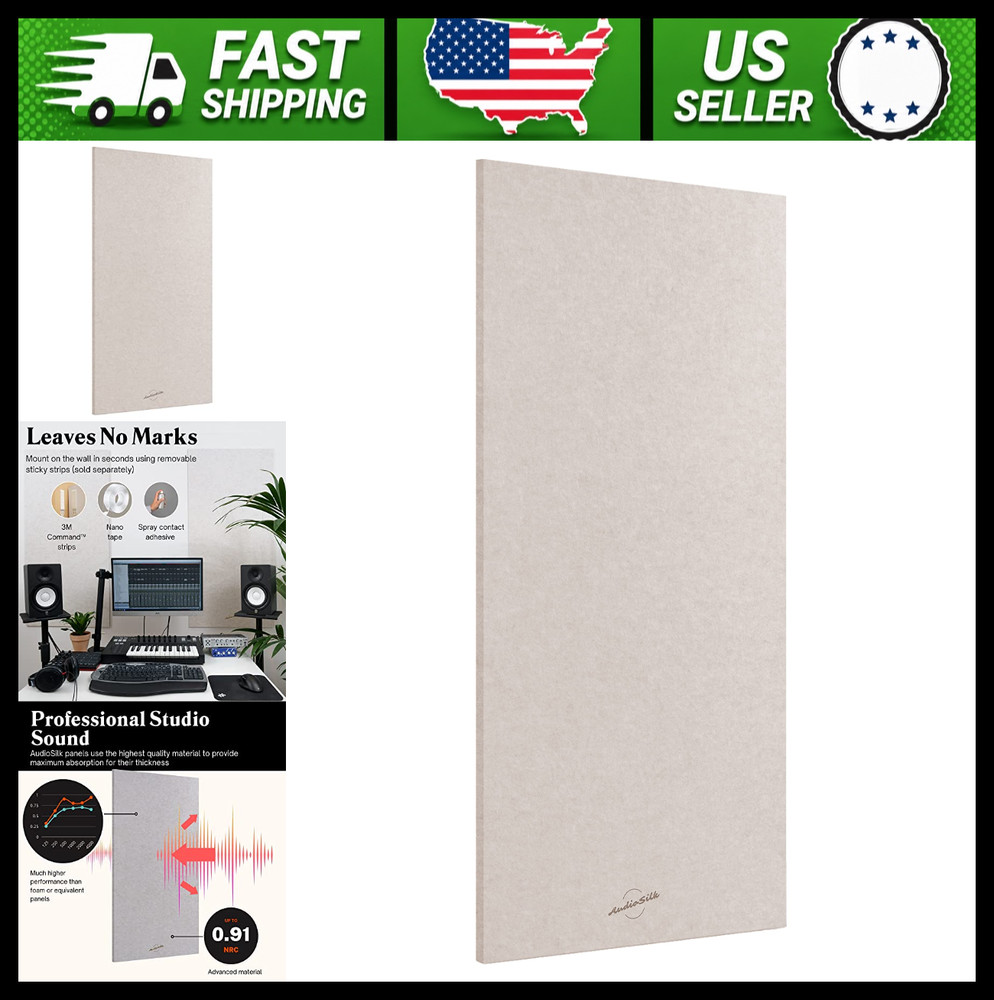 Large Acoustic Panel 46 x 23 Natural