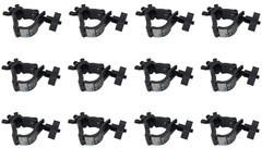 ProX T-C35BLK Aluminum Black Mini Clamp 165LBS M8 Bolt (12-Pack)
