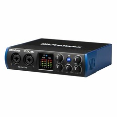 PreSonus 2X2 USB-C 24-bit/192kHz with 2 Mic Inputs Audio Interface Studio 24C